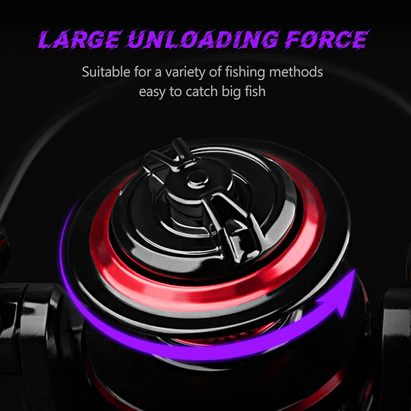بكرة صيد دوارة DEUKIO 2000-700 - مراجعة Reel Drag Knob وسعره